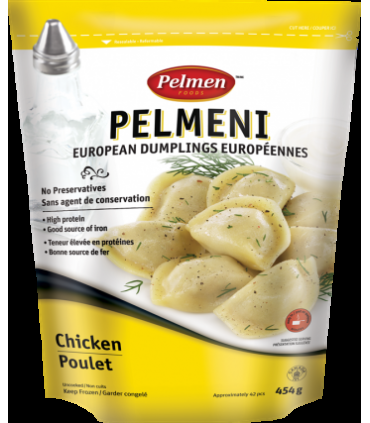 Pelmen Foods Chicken European Dumplings 454g