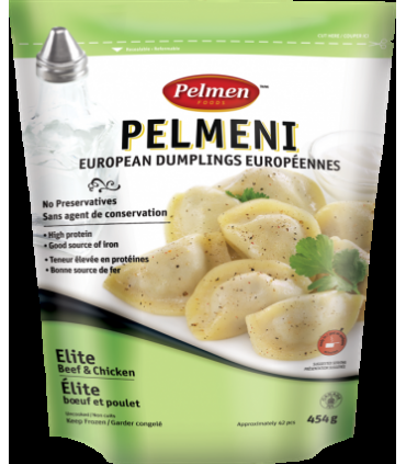Pelmen Foods Elite (Beef & Chicken) European Dumplings 454g