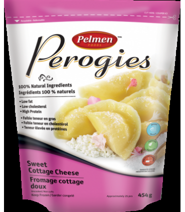 Pelmen Foods Sweet Cottage Cheese Perogies 454g