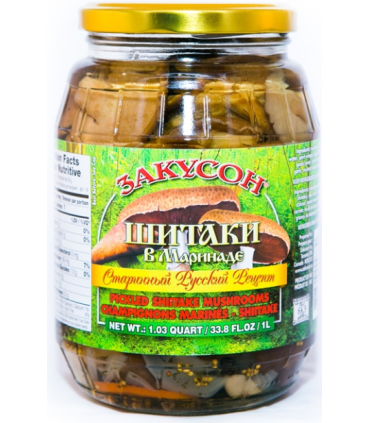 Zakuson Marinated Shiitake Mushrooms 1L