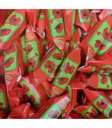 Chocolate Candies Red Poppy 100g