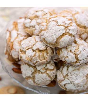 Meringue Dessert With Almonds Flakes HomeMade