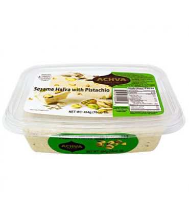 ACHVA Sesame Halva With Pistachio 454g