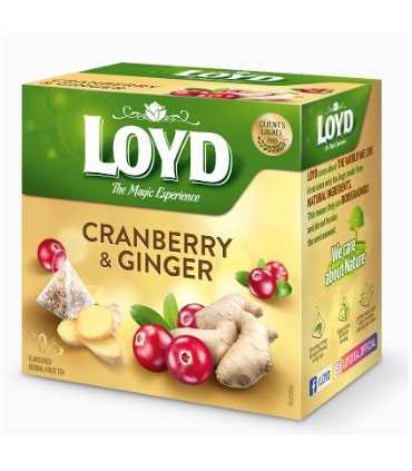 Loyd Cranberry & Ginger Fruit Tea 40g
