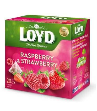 Loyd Raspberry & Strawberry Fruit Tea 40g